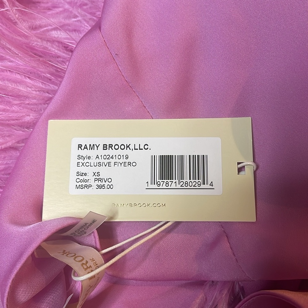 Ramy Brook Pink Embellished Halter Blouse - Picture 3 of 15